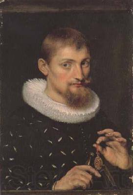 Peter Paul Rubens Portrait of A Young Man (mk27) Norge oil painting art